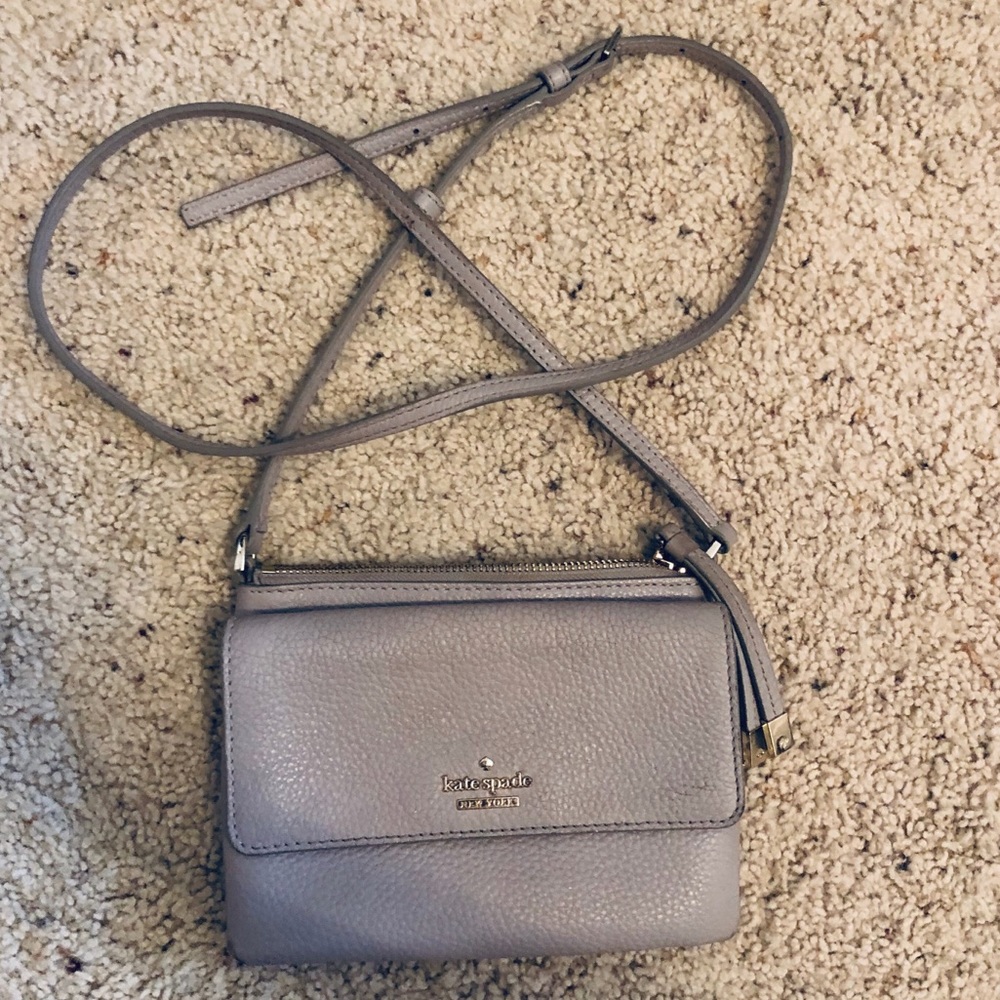 Kate Spade Beige Cross Body Purse
